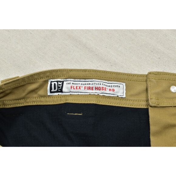 Duluth Trading Co. Men's Flex Fire Hose HD Pants Size 42x32 Khaki Lined Pants - Picture 6 of 8